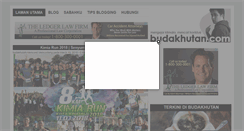 Desktop Screenshot of budakhutan.com